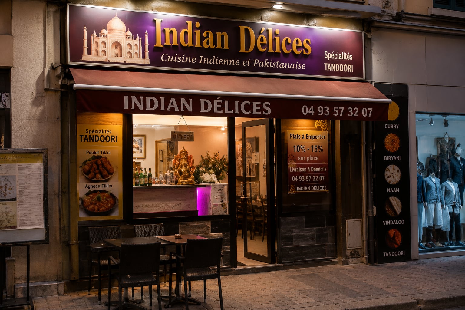 Illustration of Indian Délices in Menton