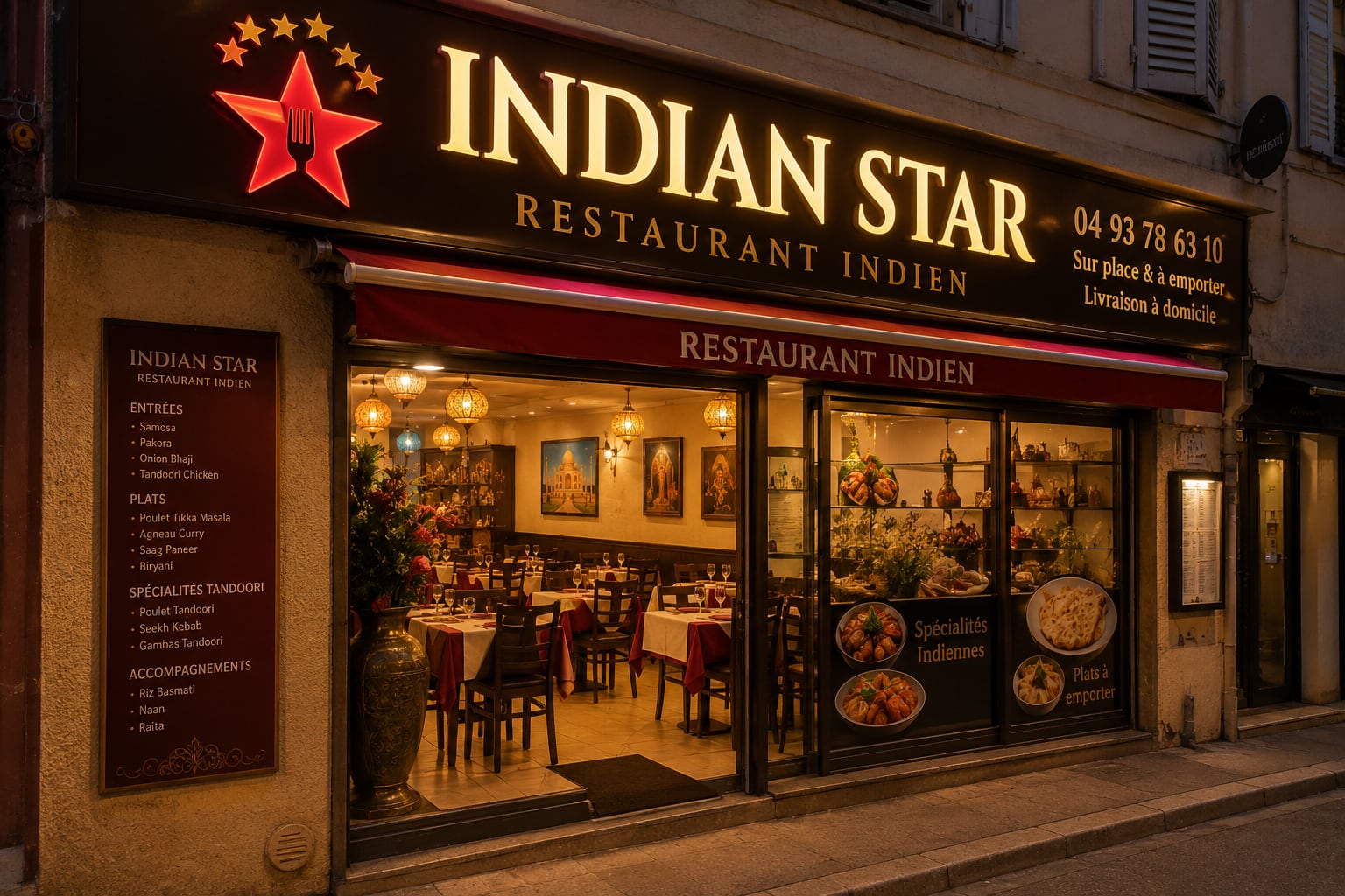 Illustration of Indian Star in Beausoleil