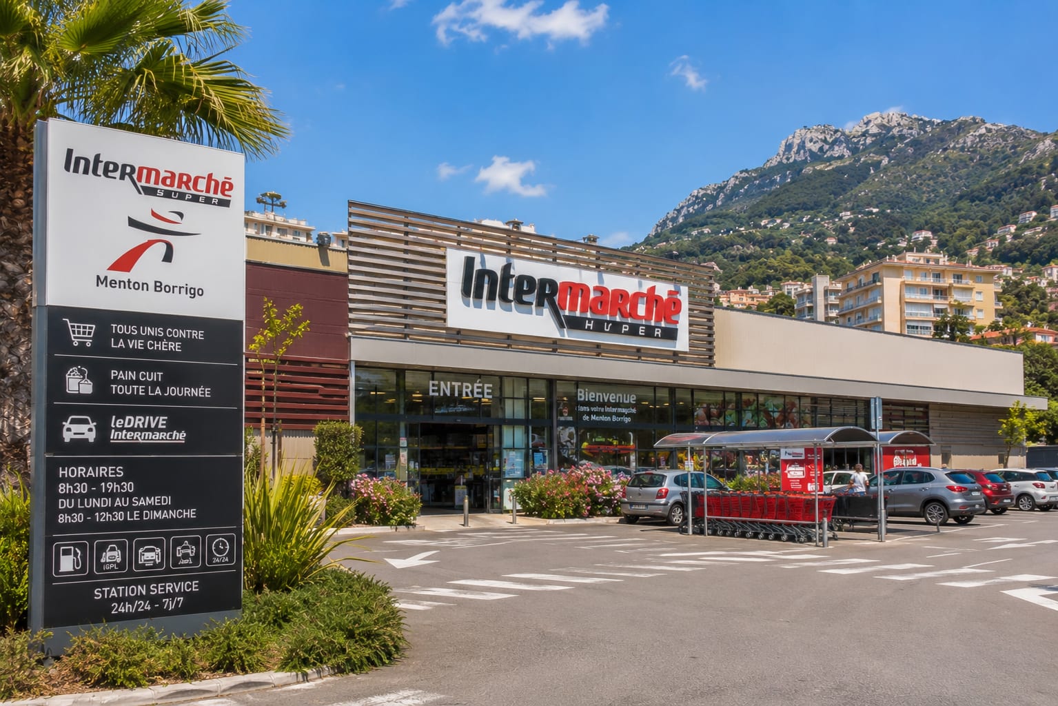 Illustration of Intermarché Super Menton Borrigo