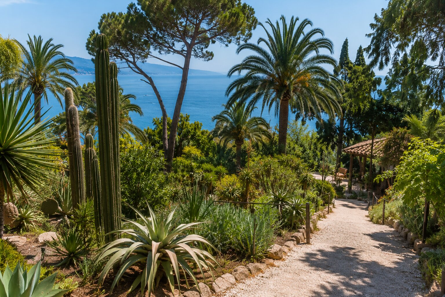 Illustration of Jardin Botanique Val Rahmeh in Menton