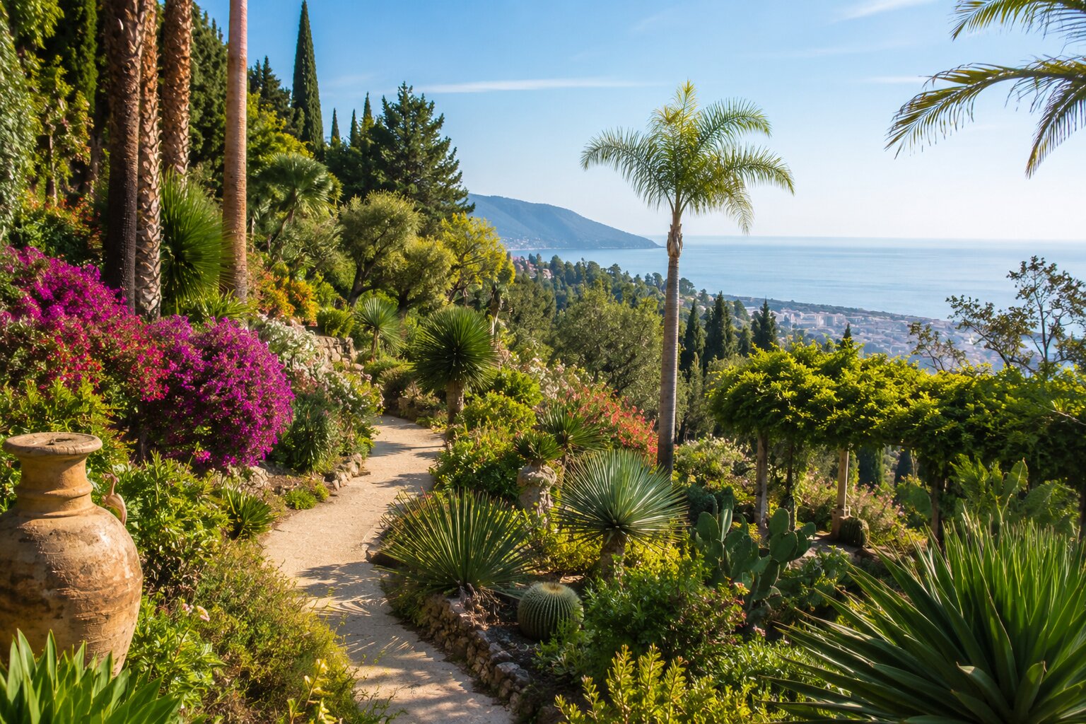 Illustrazione del Jardin Serre de la Madone a Mentone