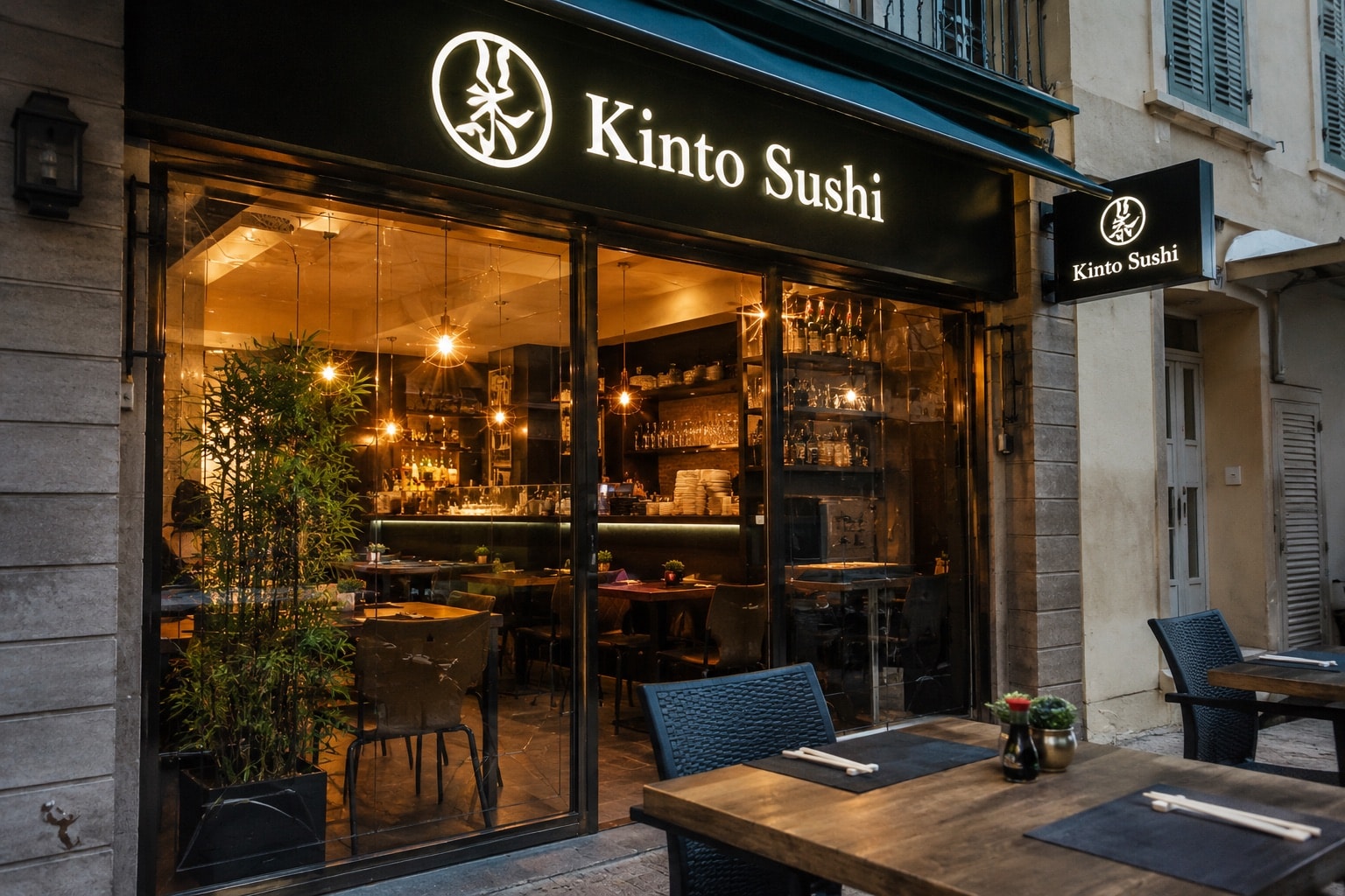 Illustration of Kinto Sushi in Menton