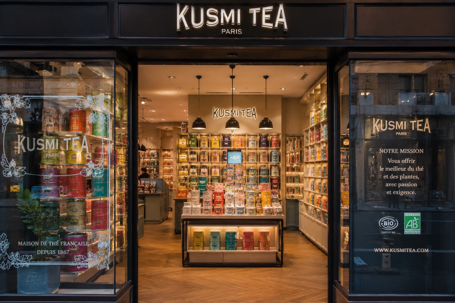 Illustration of Kusmi Tea in Nice