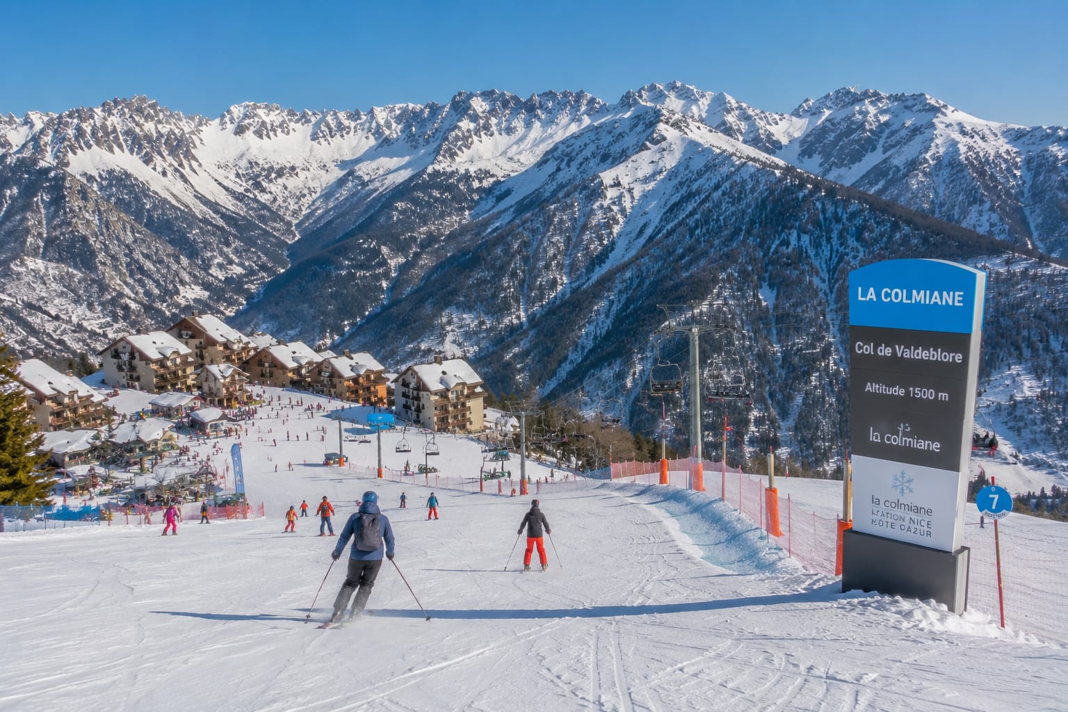 Illustration of La Colmiane in the Southern Alps