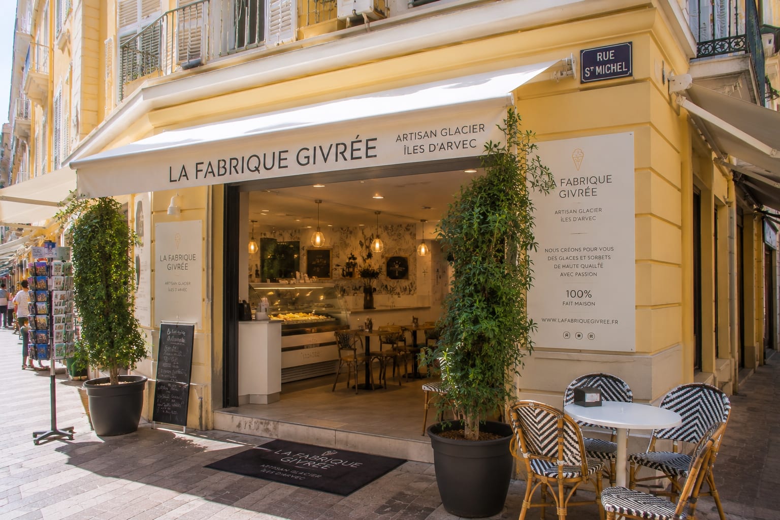 Illustration of La Fabrique Givrée in Menton