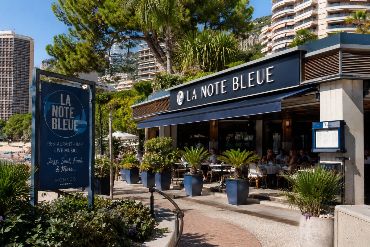 Illustration of La Note Bleue in Monaco