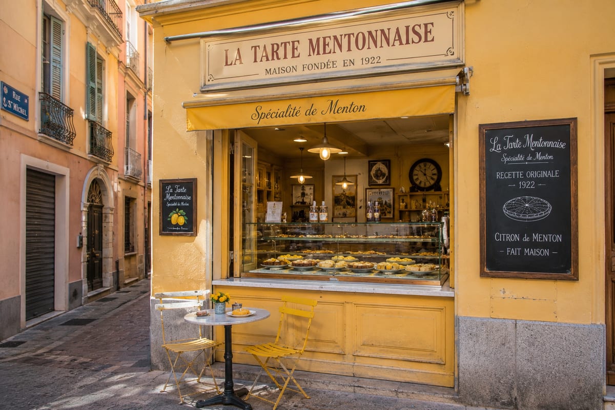 Illustration of La Tarte Mentonnaise in Menton