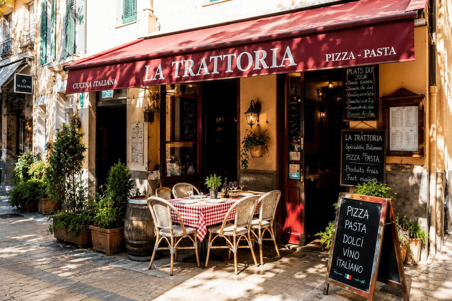 Illustrazione di La Trattoria a Mentone