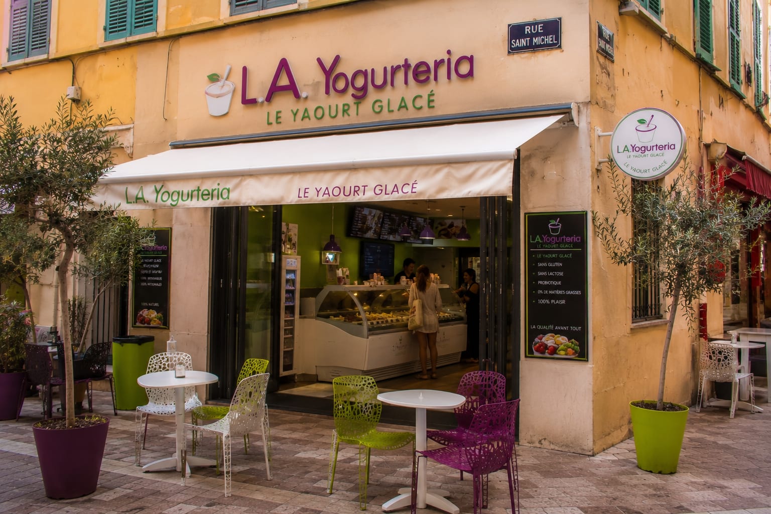 Illustration of L.A. Yogurteria in Menton