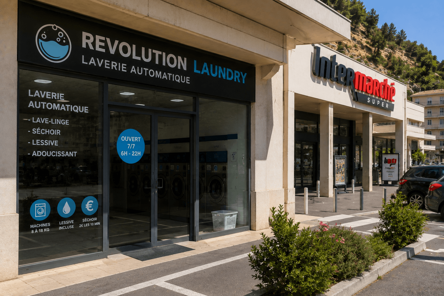Ілюстрація Laverie Revolution Laundry (Intermarche Saint-Roman)