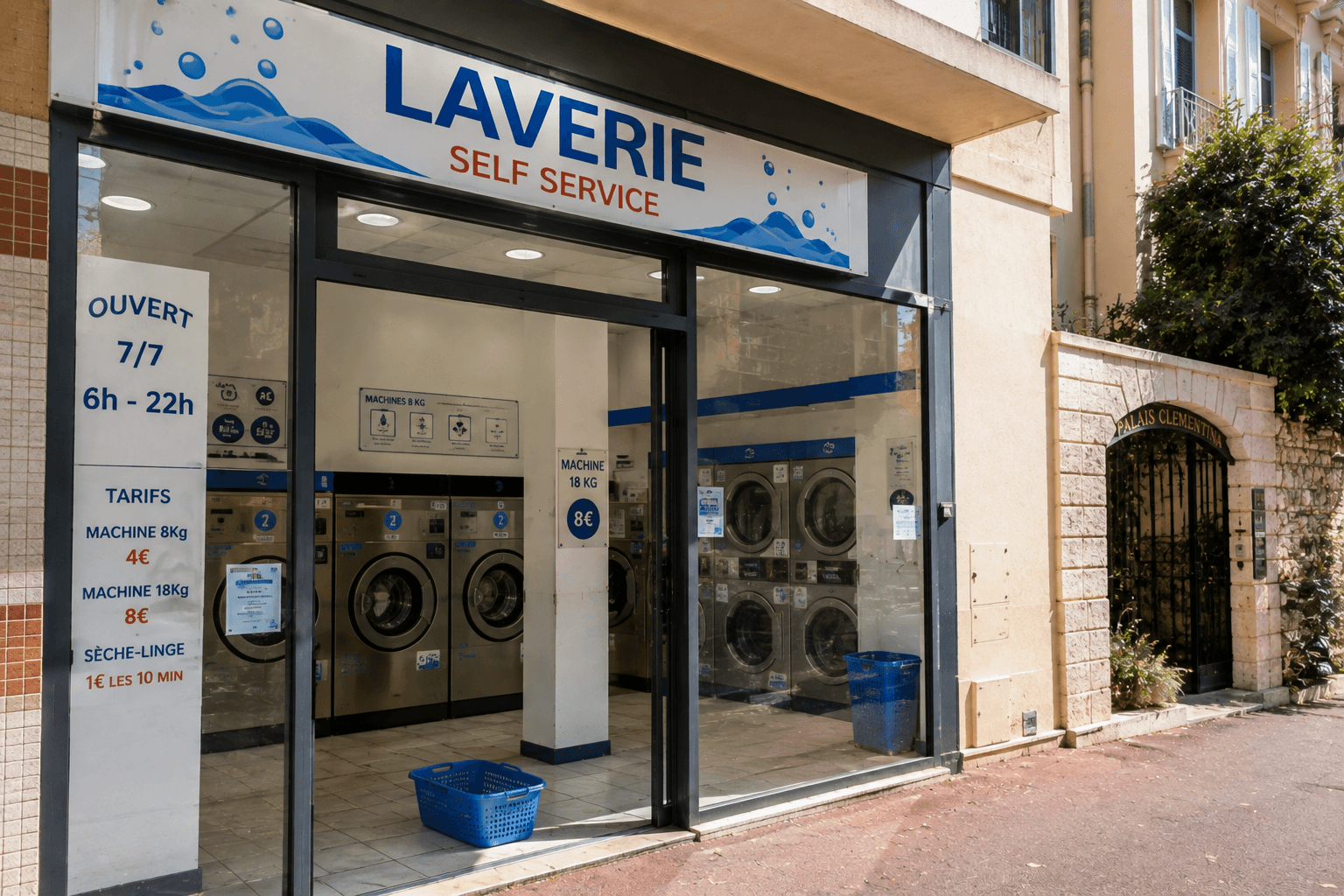 Ілюстрація Laverie Self Service