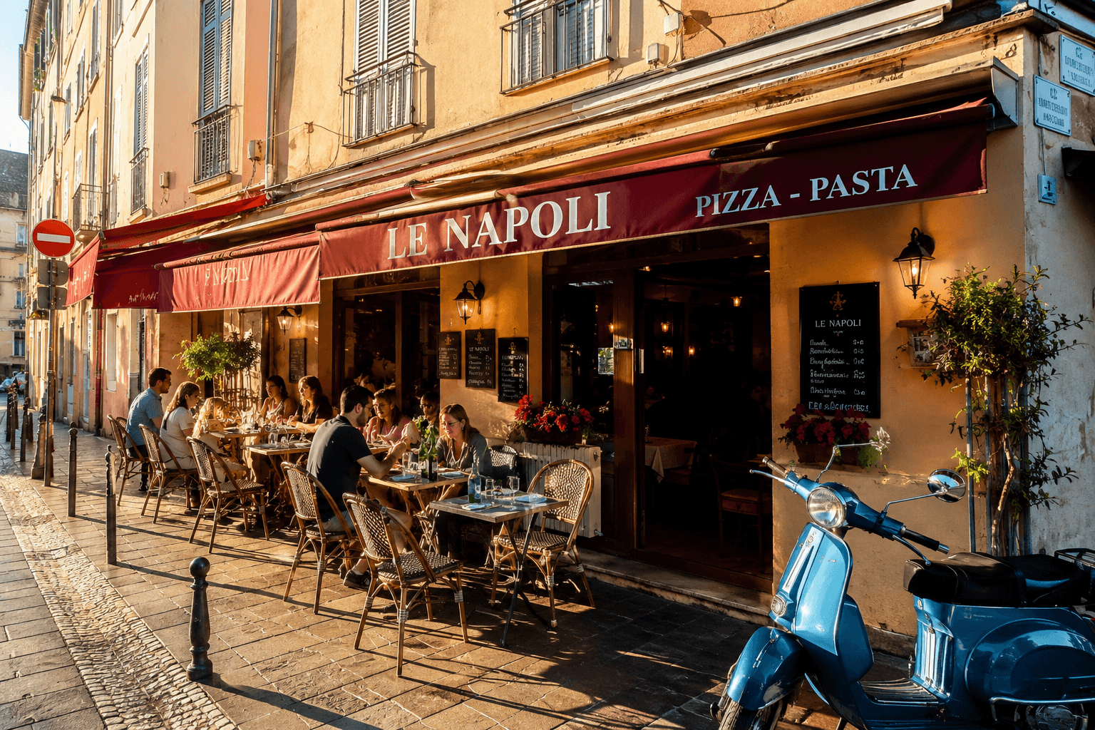 Illustrazione di Le Napoli a Mentone