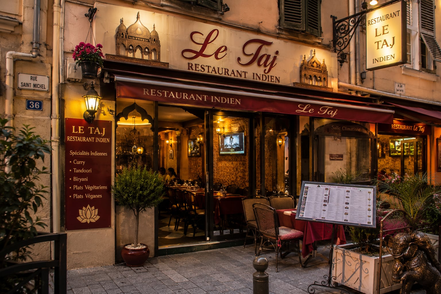 Illustration of Le Taj in Menton