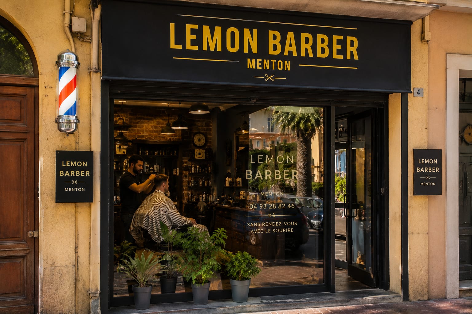 Illustration of Lemon Barber in Menton