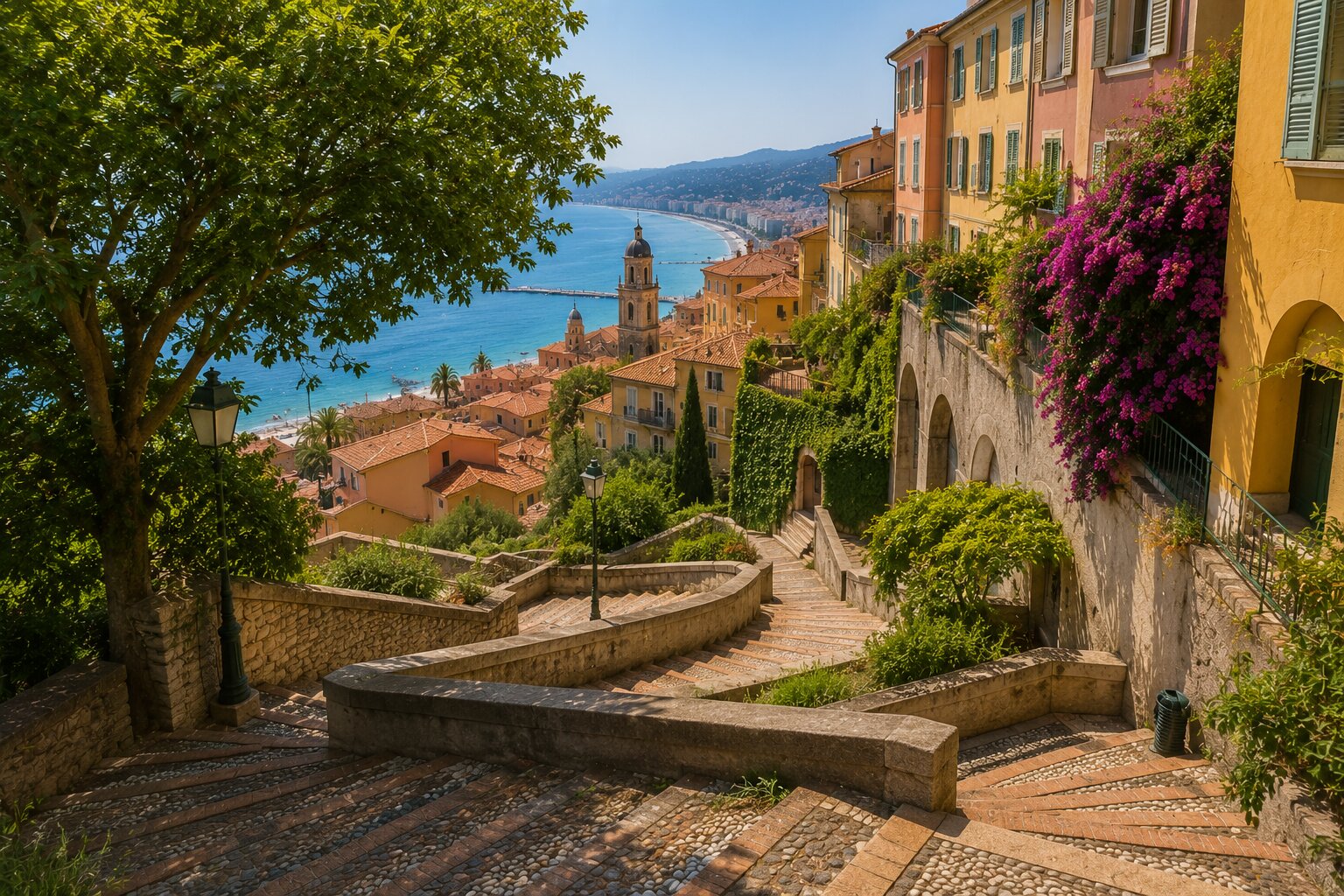 Illustration of Les Rampes Saint-Michel in Menton