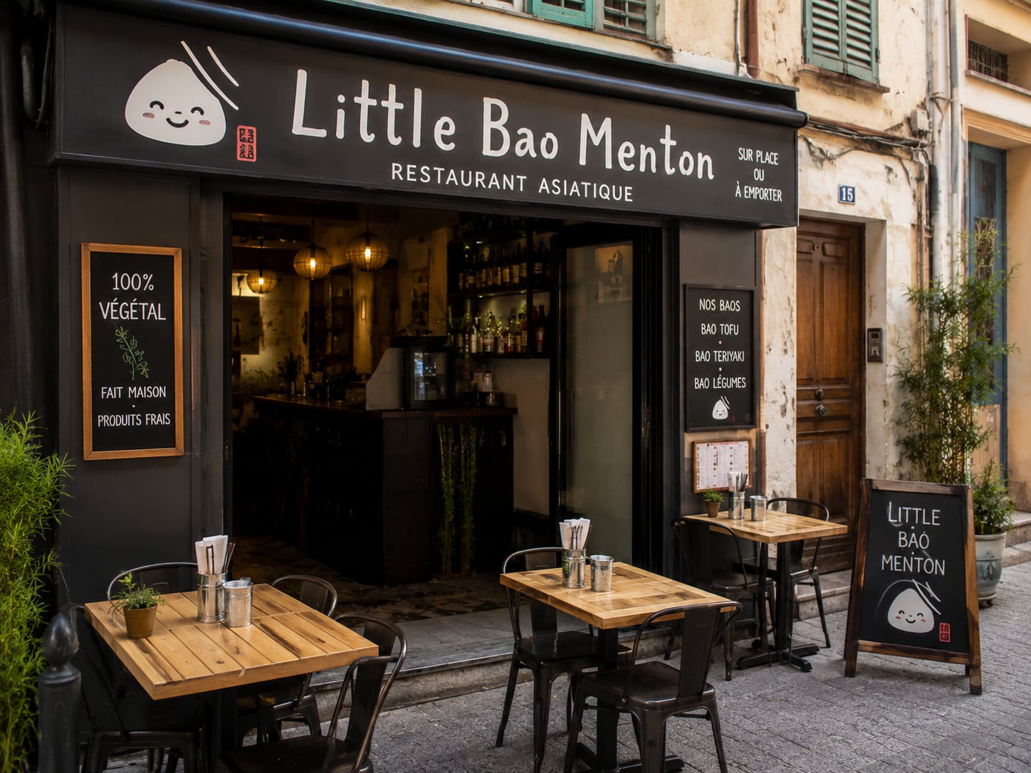 Illustration of Little Bao in Menton