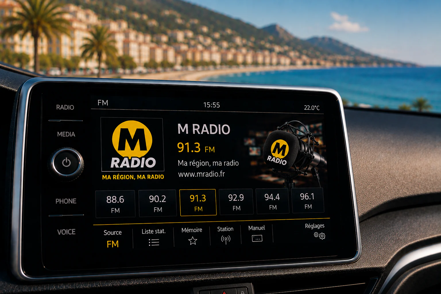 M Radio logo