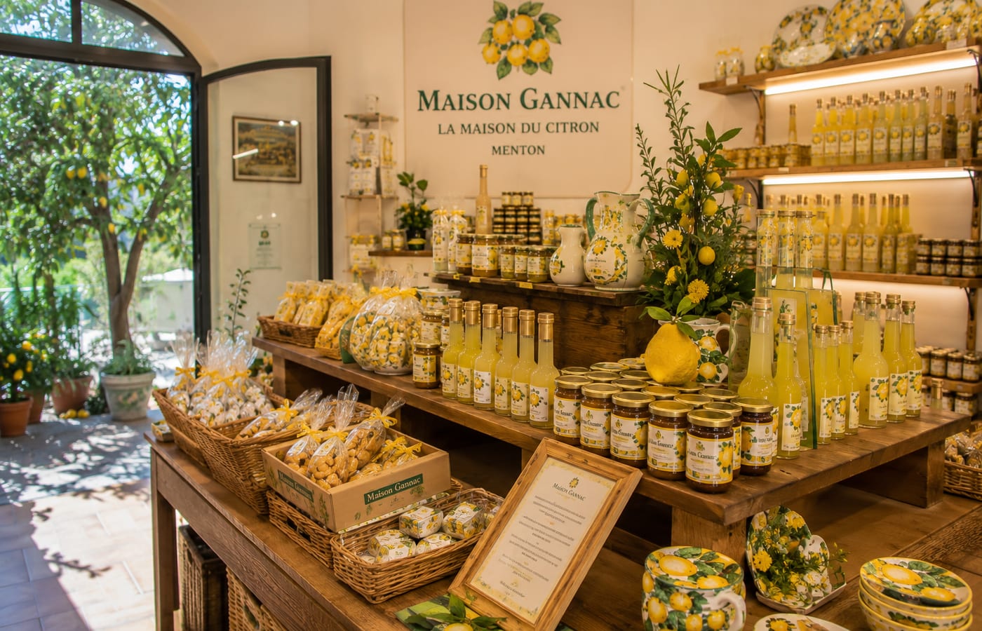 Illustration des produits aux agrumes de Maison Gannac a Menton