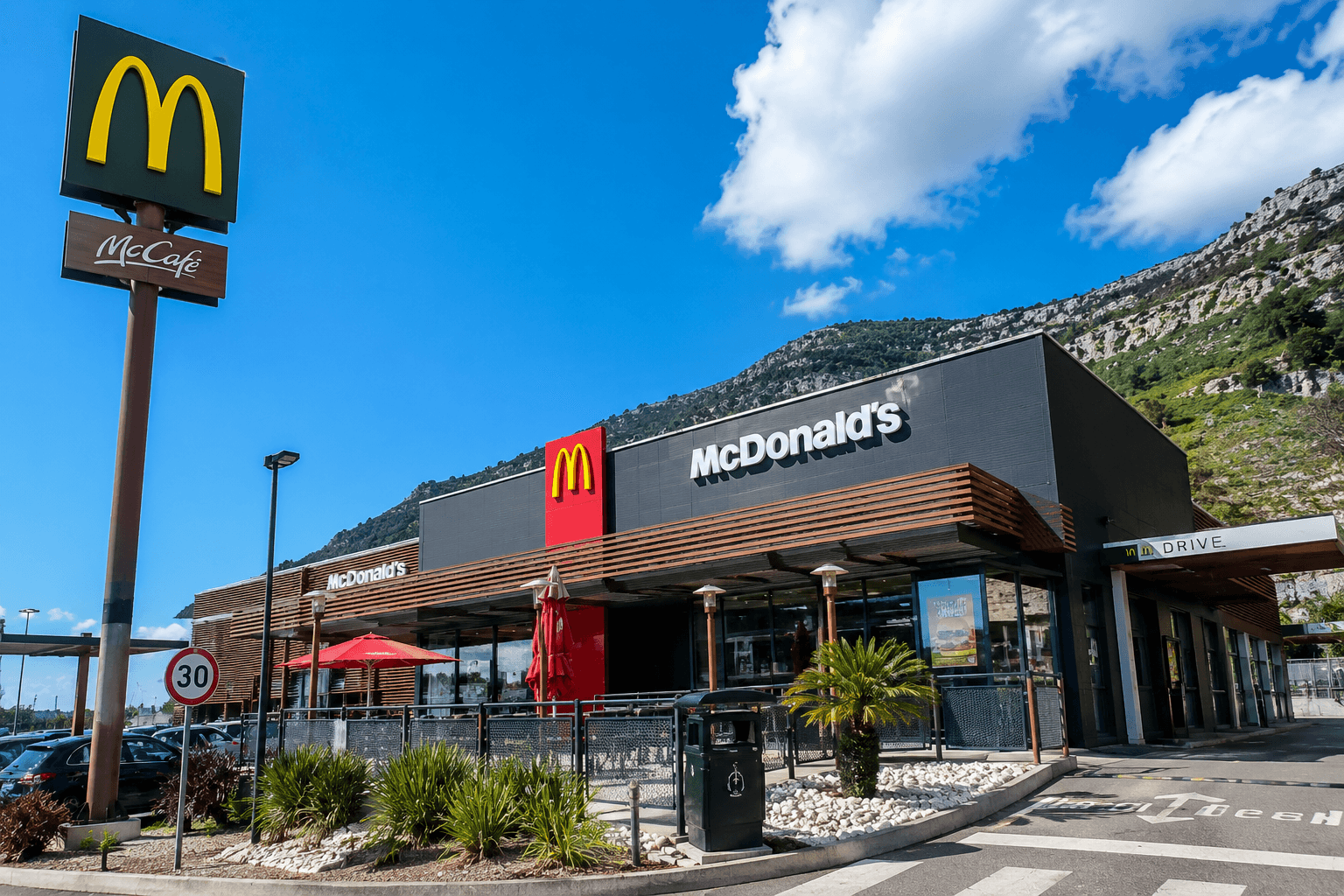 Illustration of McDonald's Menton East