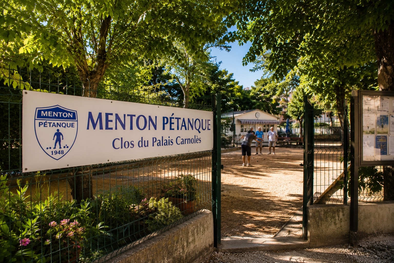 Illustration of Menton Pétanque at Clos du Palais Carnolès
