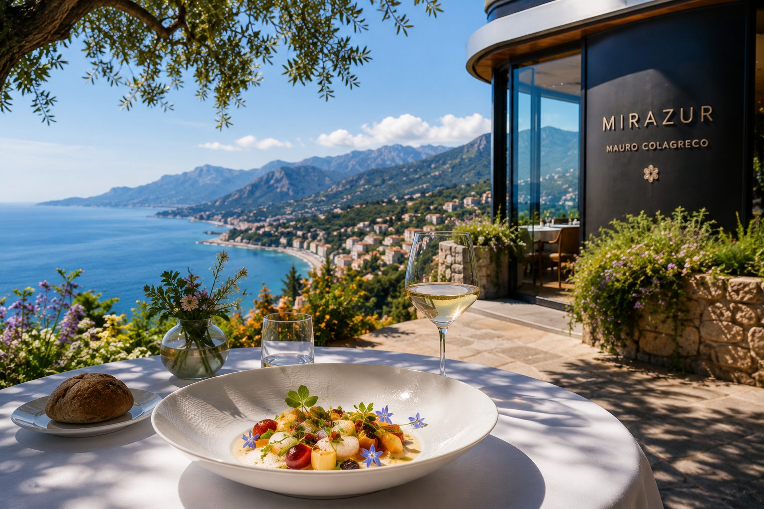 Illustration of Mirazur in Menton