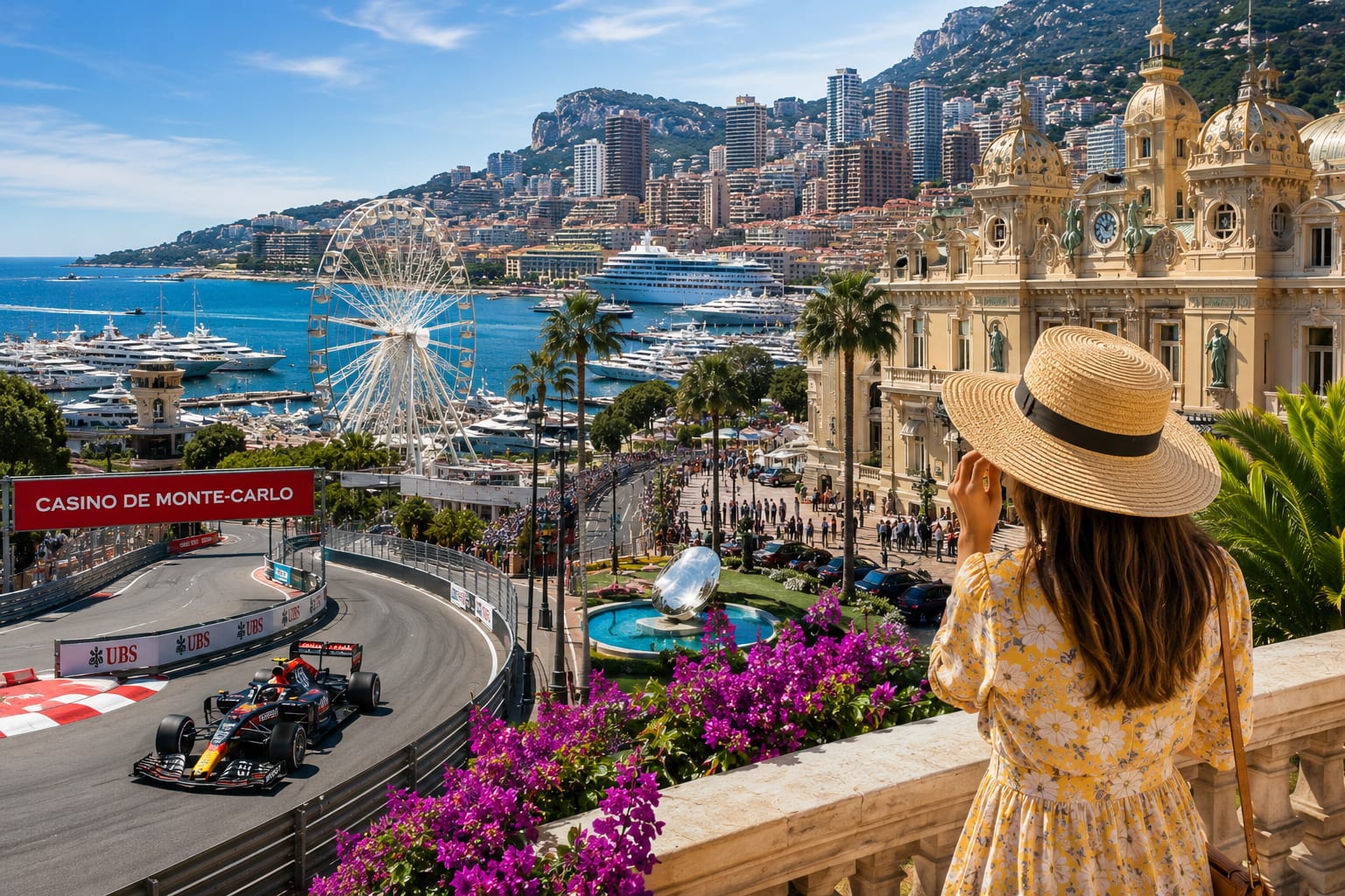Illustration of Monaco events from Menton