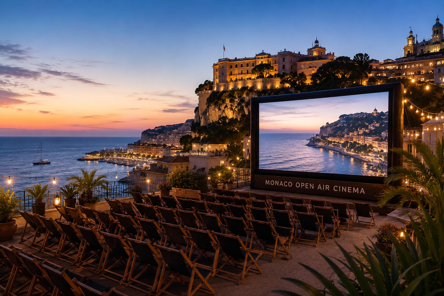 Illustration of Monaco Open Air Cinema
