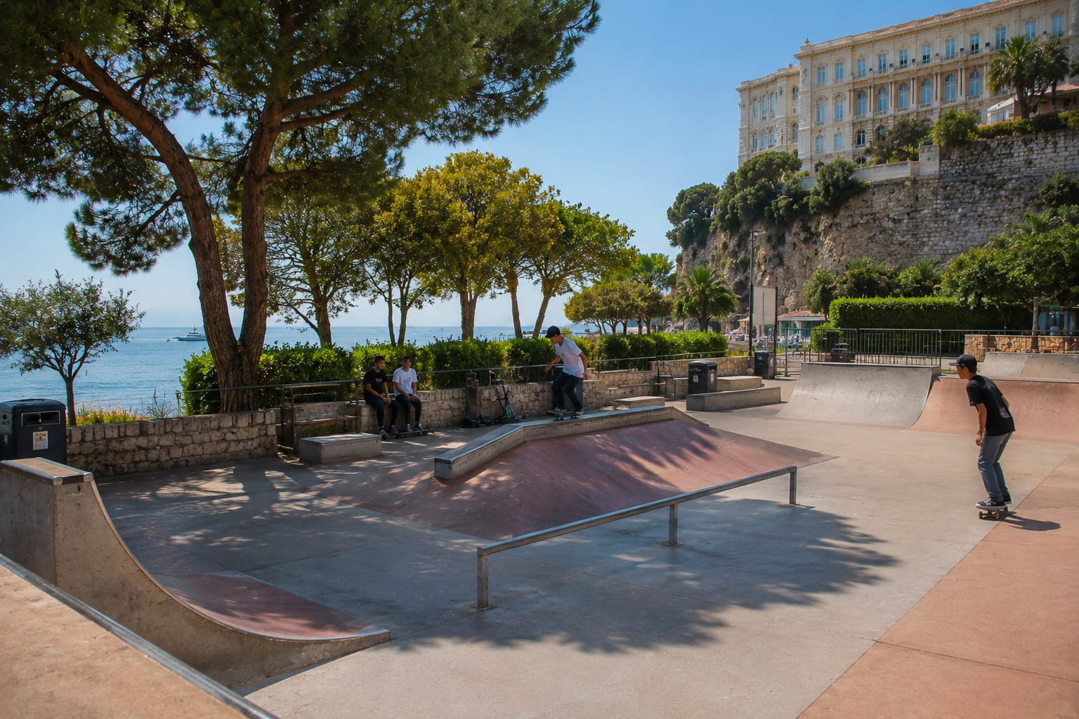 Illustration of Monaco Skatepark