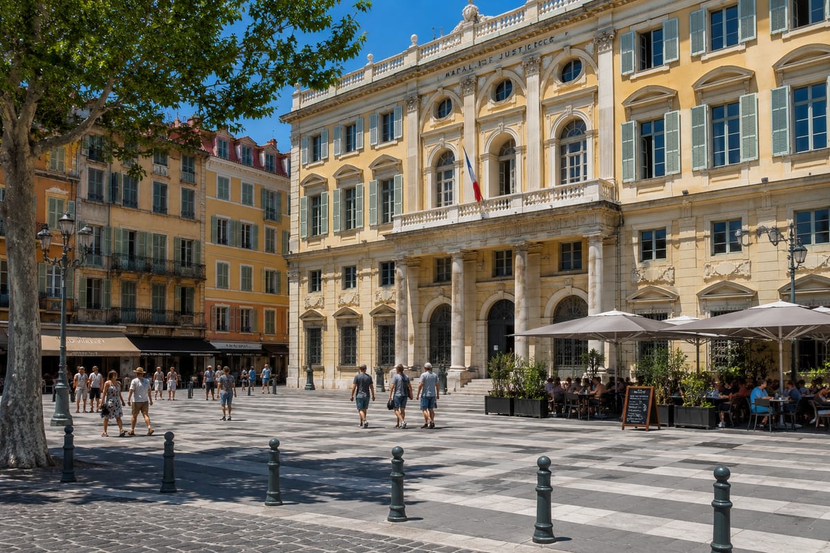 Illustration of Place du Palais de Justice in Nice