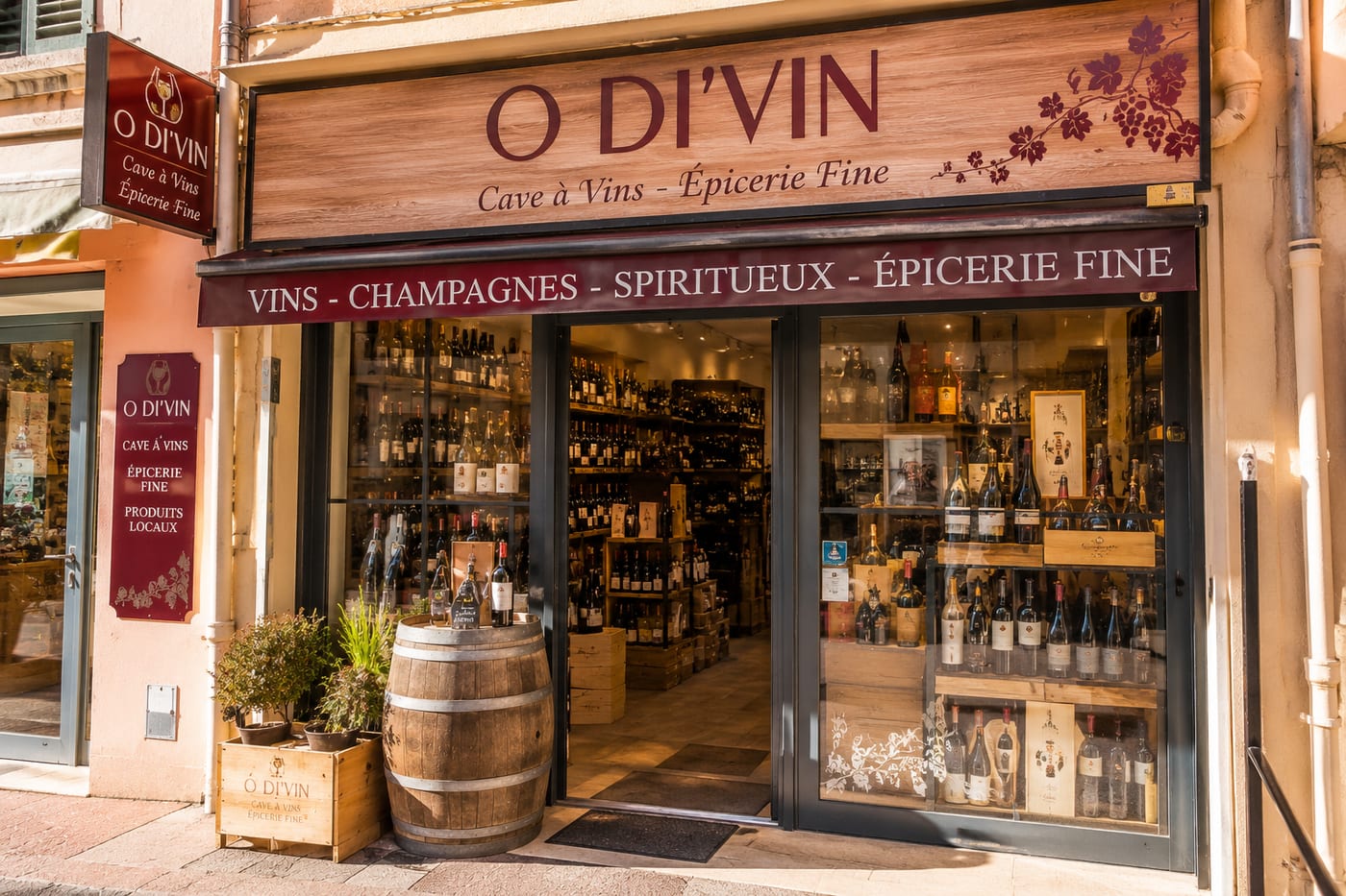 Illustration of O Di'Vin in Menton