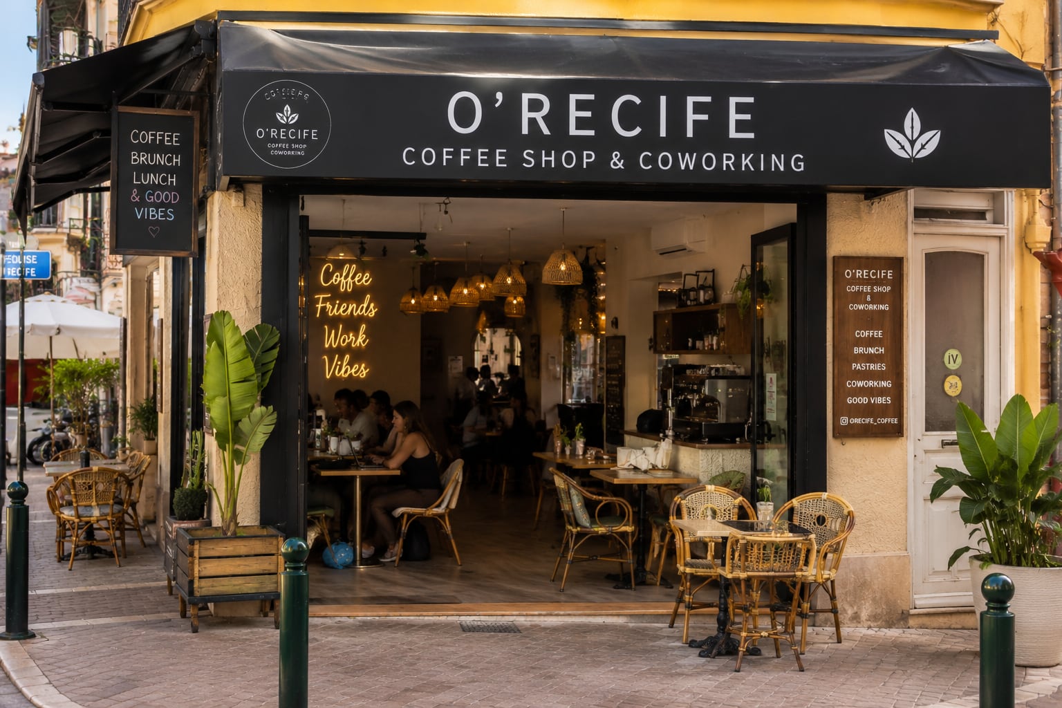 O'Recife Coffee Shop & Coworking in Menton