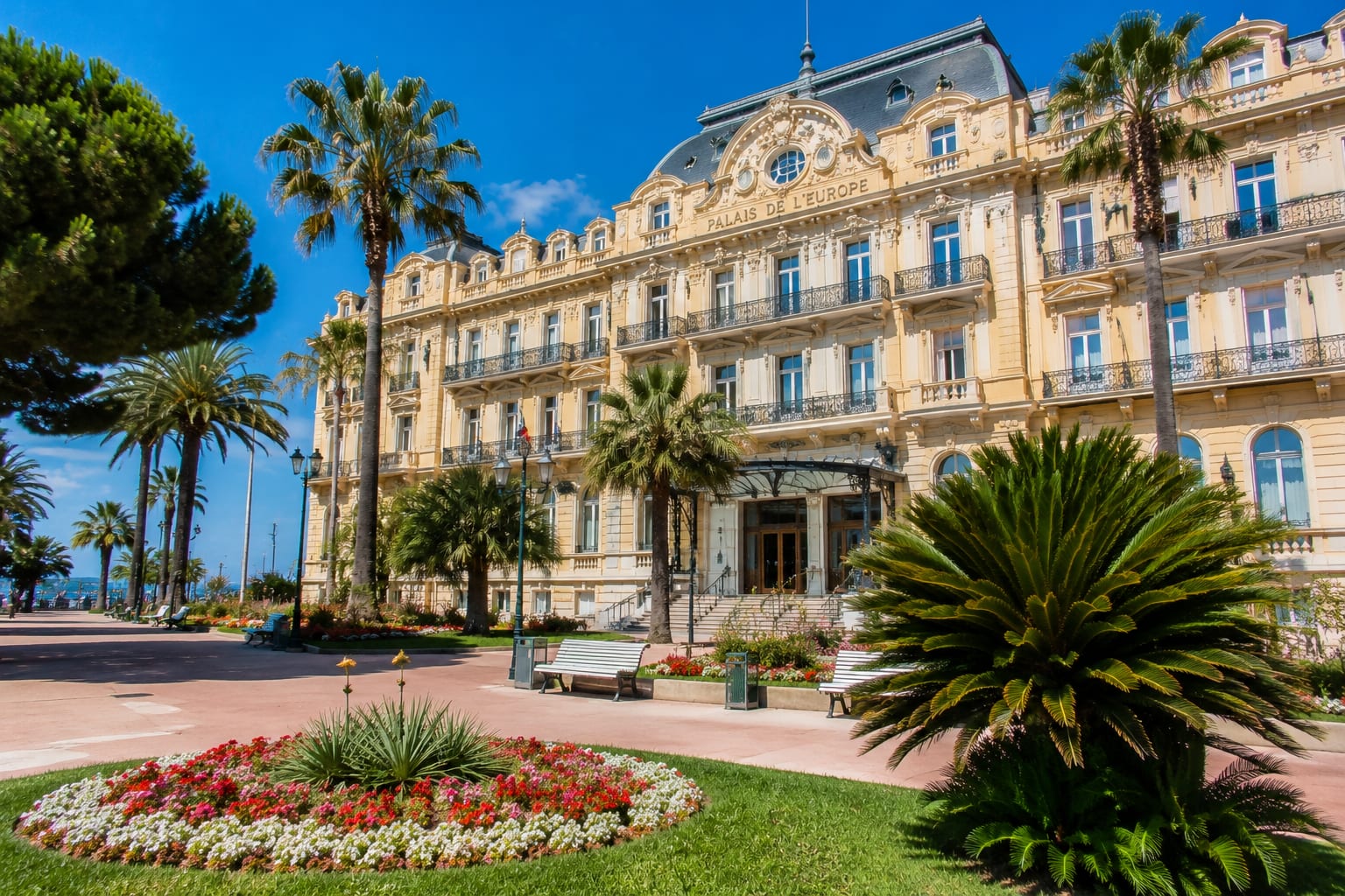 Illustration of Palais de l'Europe in Menton
