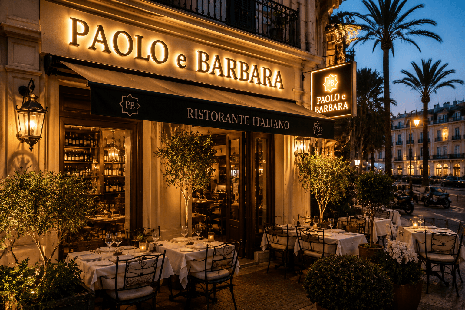 Illustrazione di Paolo e Barbara a Sanremo