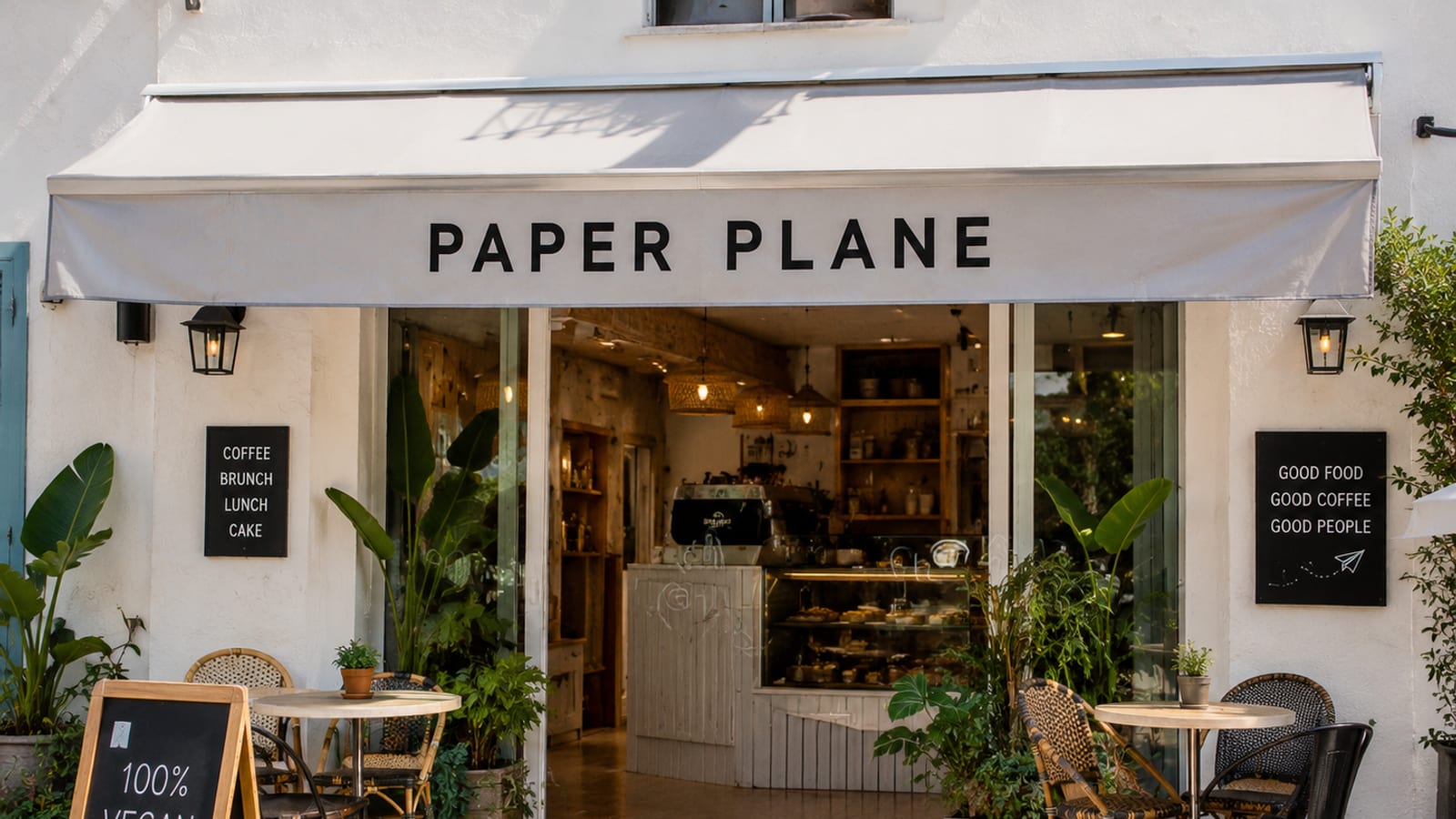 Illustration of Paper Plane in Nice
