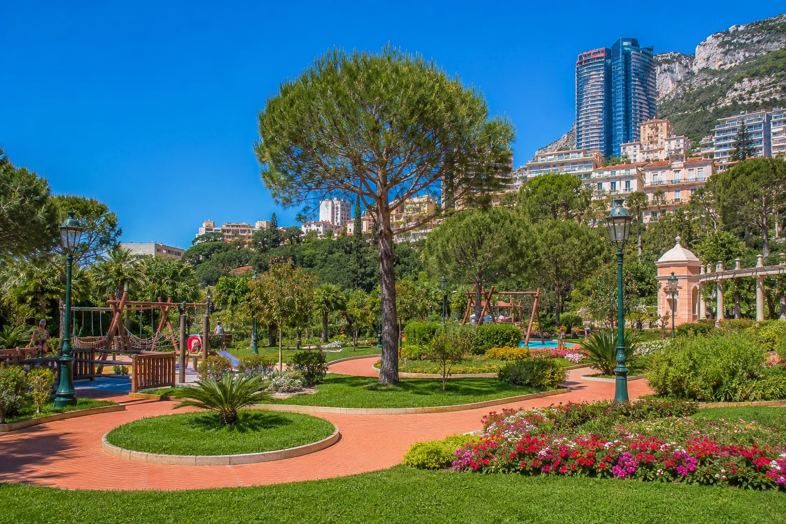 Illustration of Parc Princesse Antoinette in Monaco