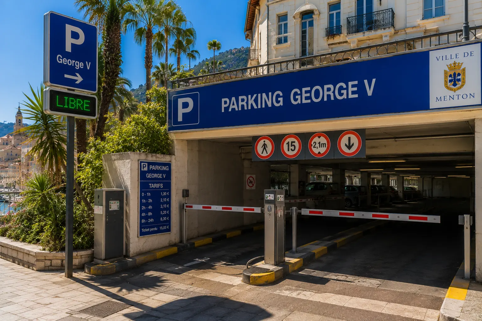 Illustration of Parking George V in Menton