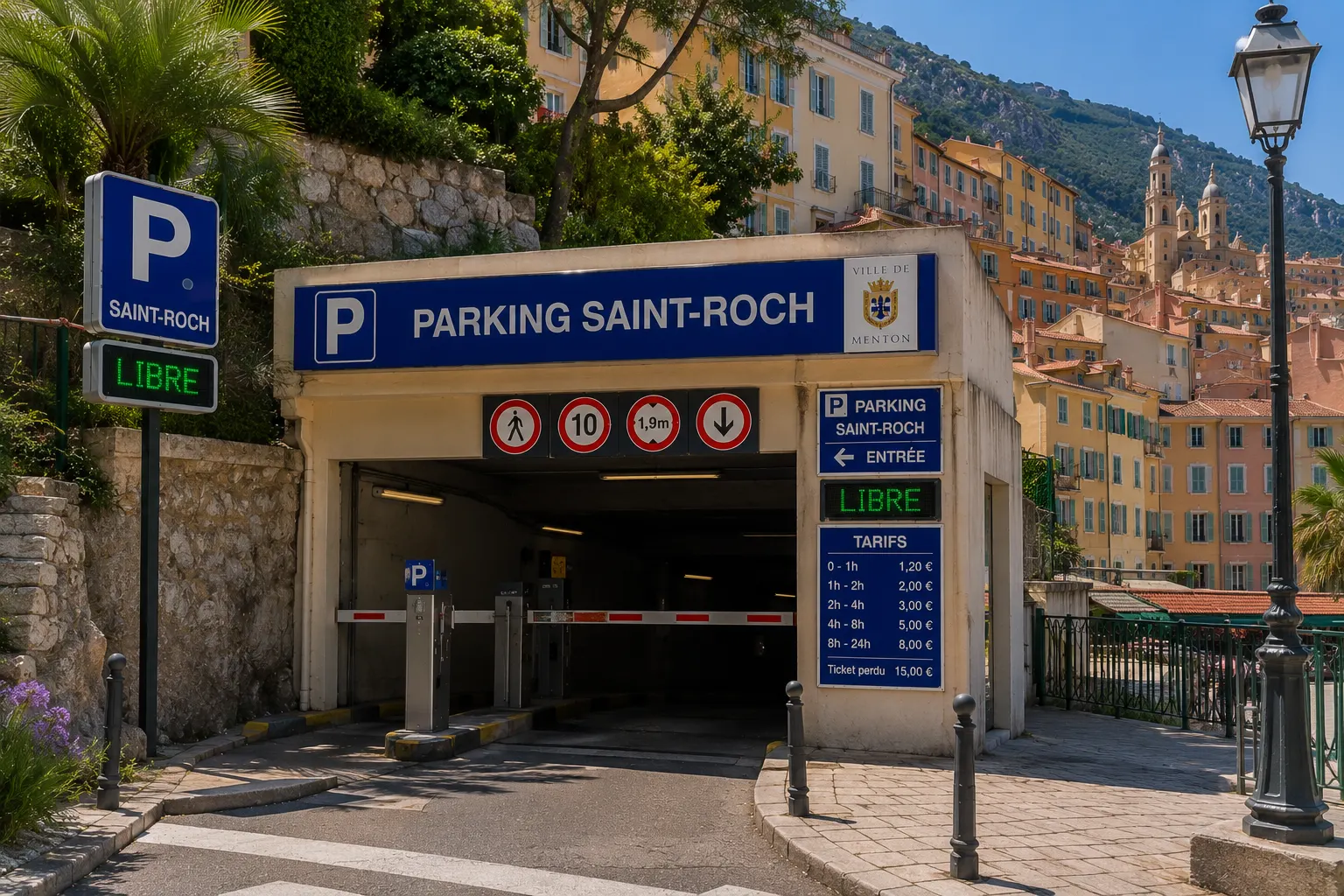Illustration of Parking Saint-Roch in Menton