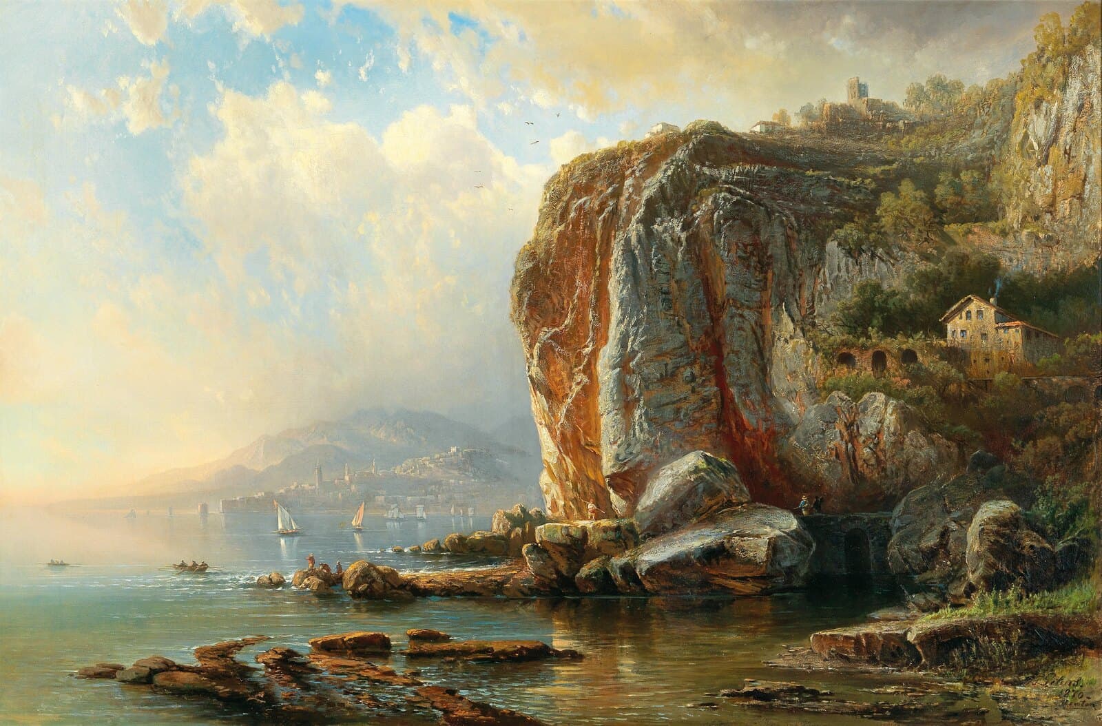 Pieter Franciscus Peters, On the Coast of Menton