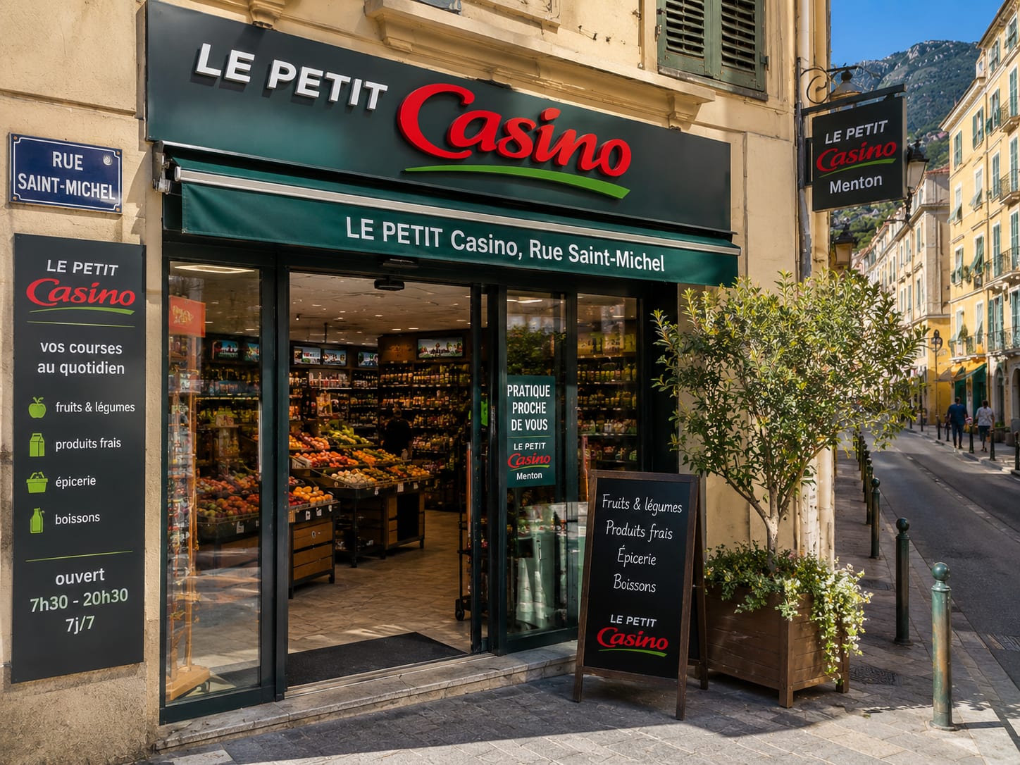 Illustration of Le Petit Casino on Rue Saint-Michel