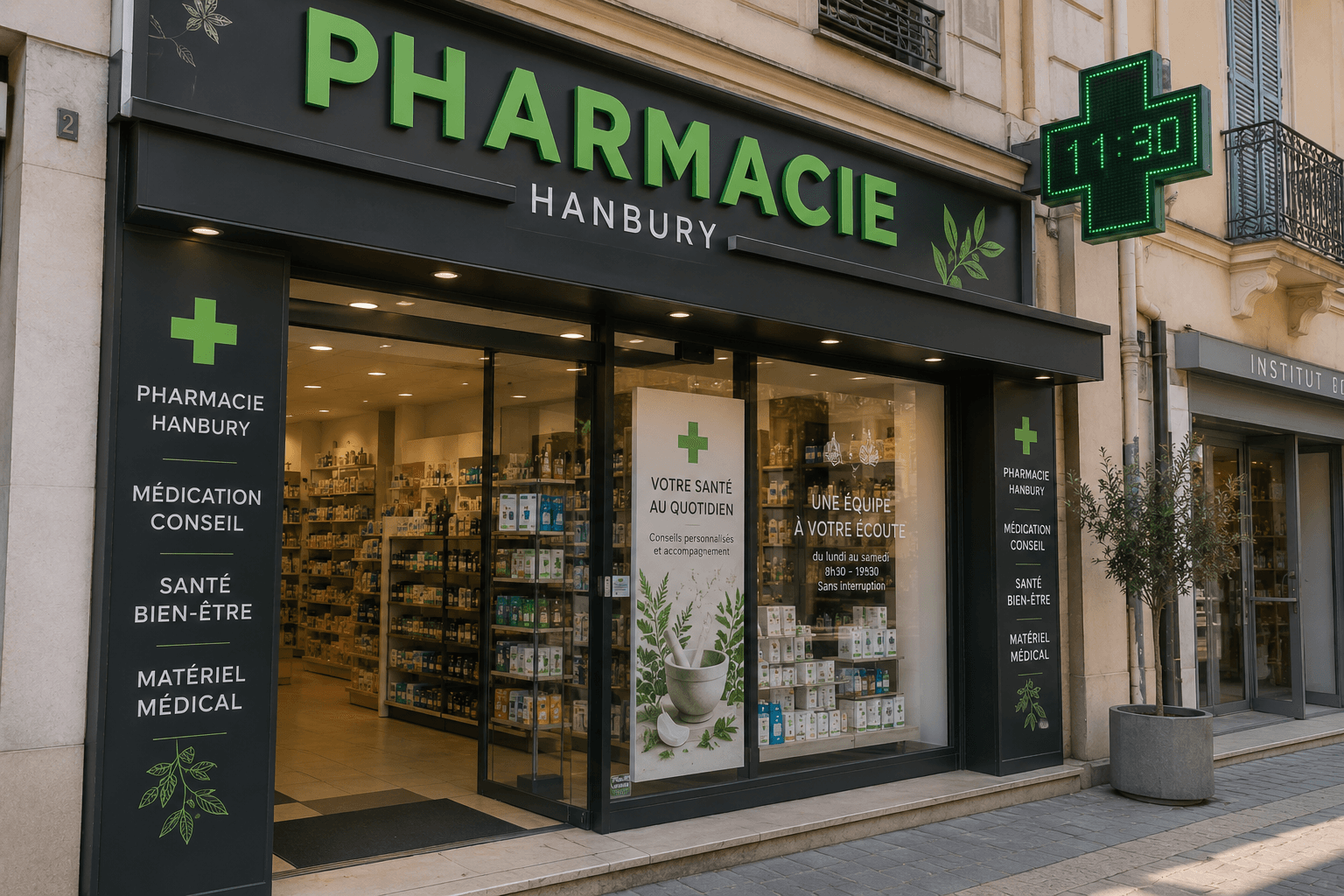 Illustration of Pharmacie Hanbury in Menton