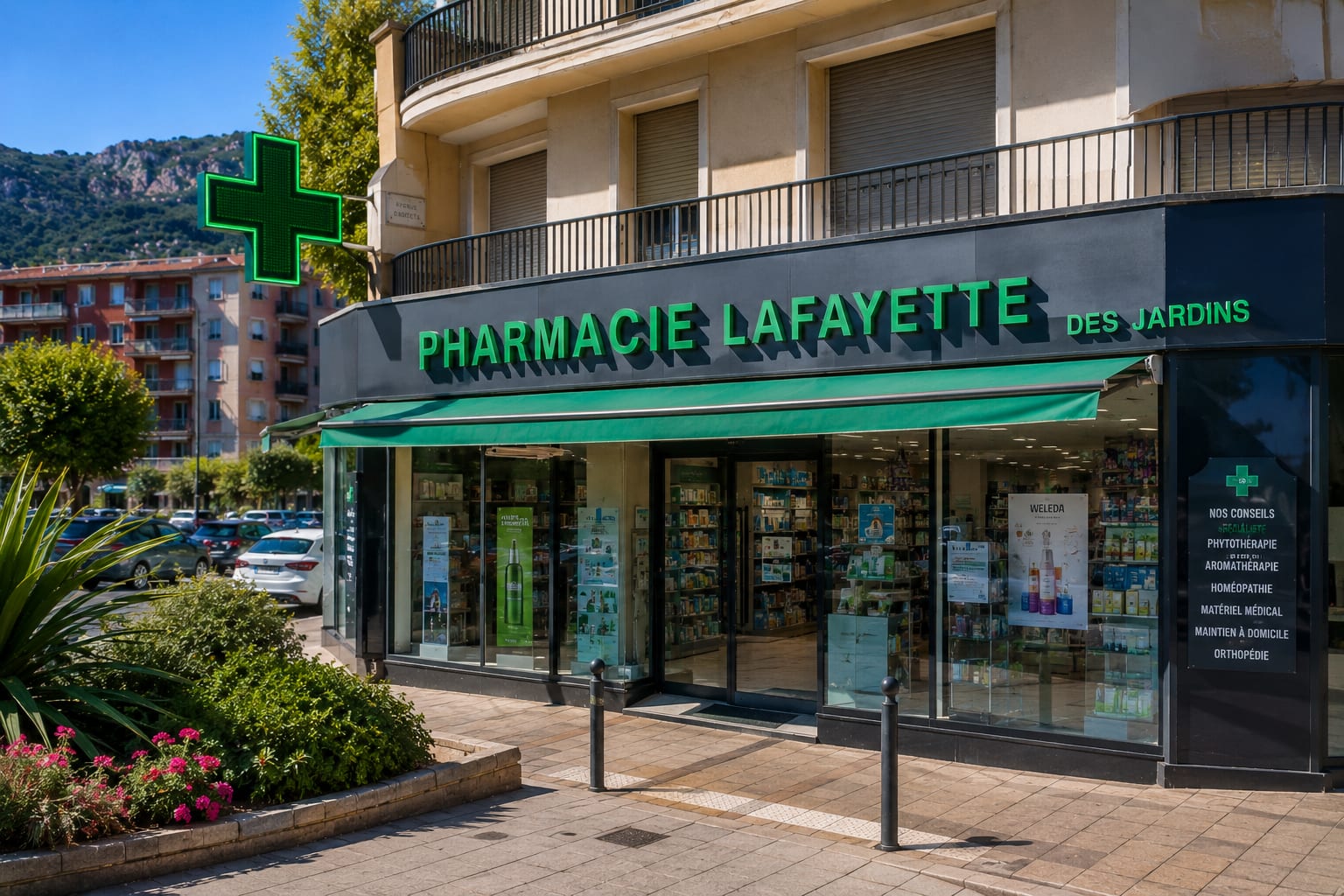 Illustration of Pharmacie Lafayette des Jardins in Menton