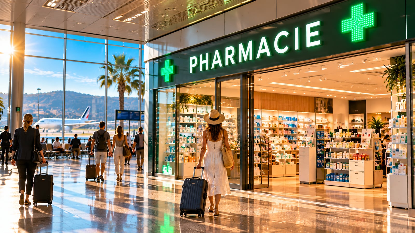 Illustration de la pharmacie de l'aeroport de Nice