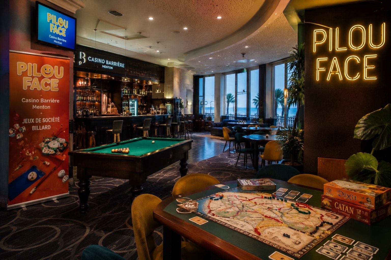 Illustration of Pilouface at Casino Barriere Menton