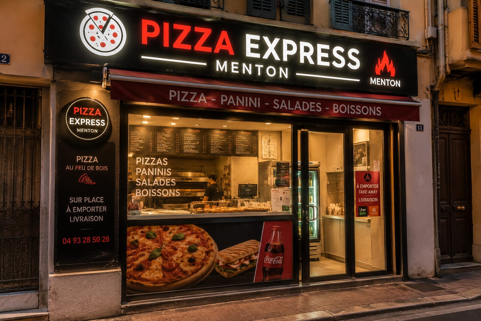 Illustration of Pizza Express Menton