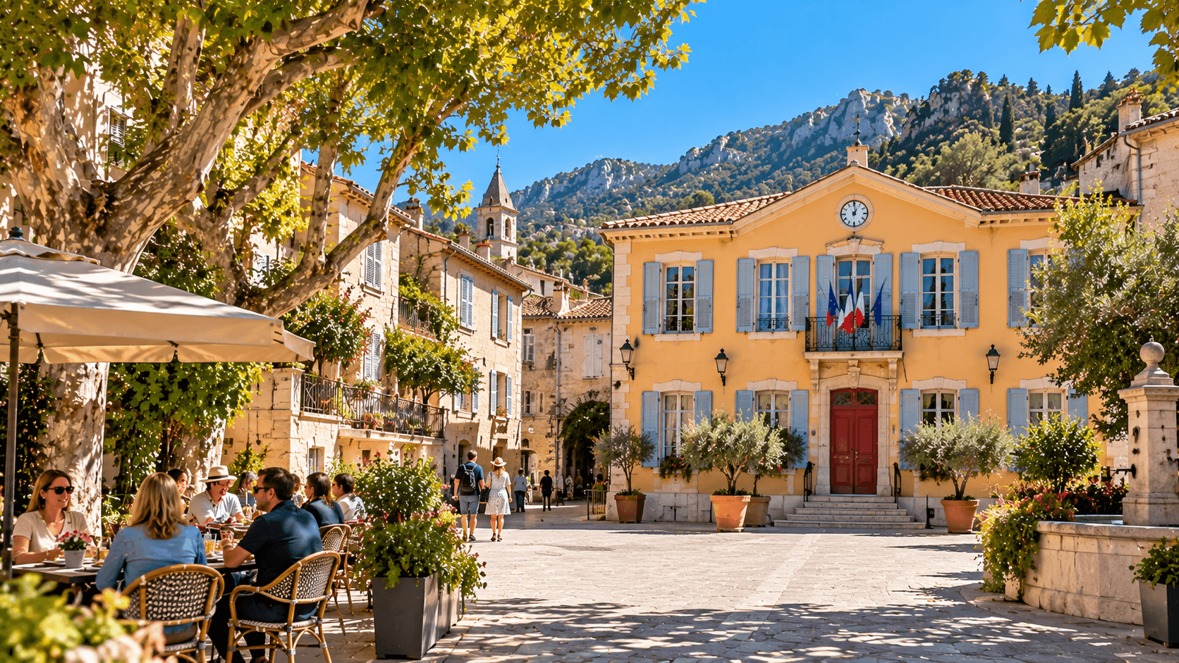 Illustration of Place Georges Clemenceau, Castellar