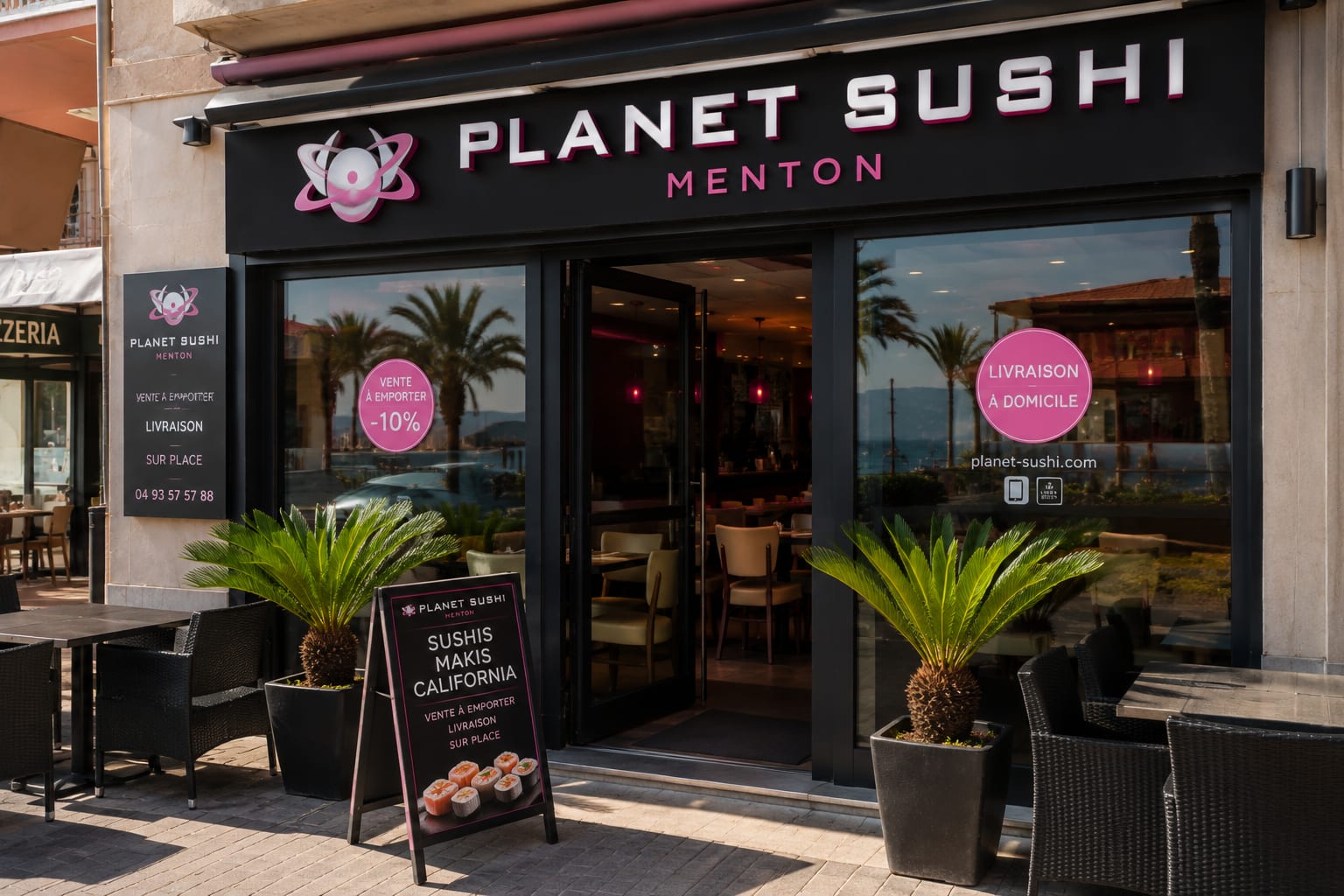 Illustration of Planet Sushi near Sablettes in Menton