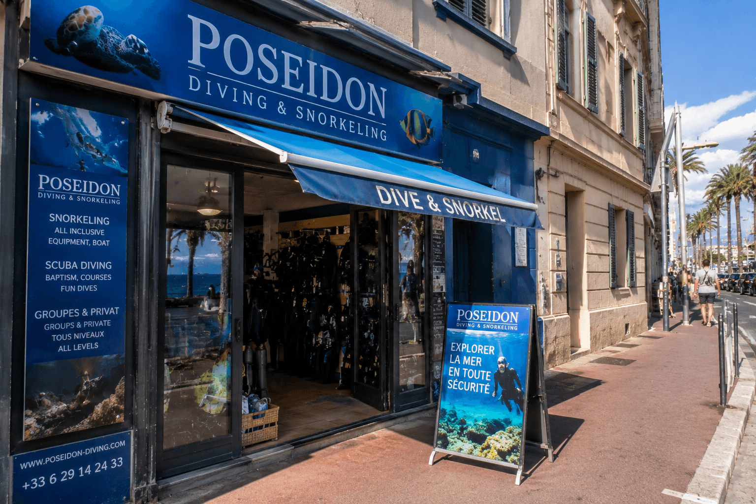 Illustration of Poseidon Diving & Snorkeling Nice