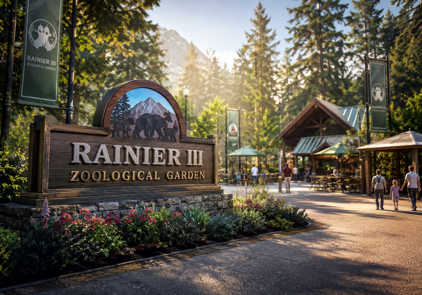 Illustration of Rainier III Zoological Garden in Monaco
