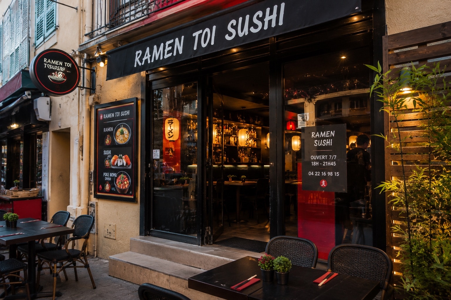 Illustration of Ramen toi sushi in Beausoleil