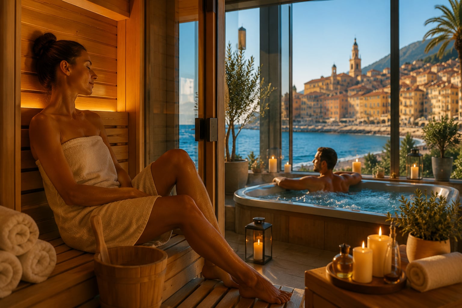 Wellness spa relaxation in Menton